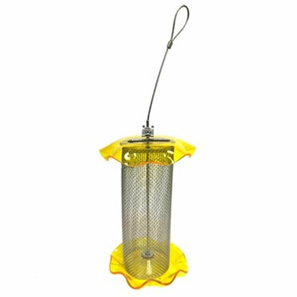 Partisanpartidista 7 in.  Acrylic Feeder, 1 qt. - Yellow PA3325541